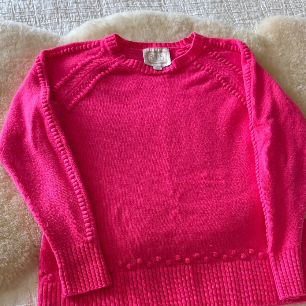 Sail to Sable Vibrant Pink Crew Neck Sweater
